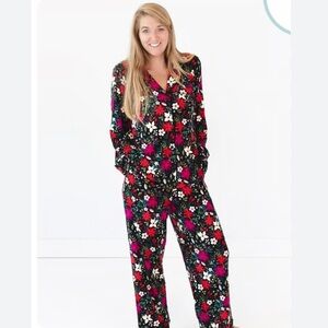 Little Sleepies LIMITED EDITION Holiday Berry Merry Women's Pajama Set Small